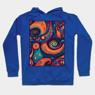 Spiral Pattern Hoodie